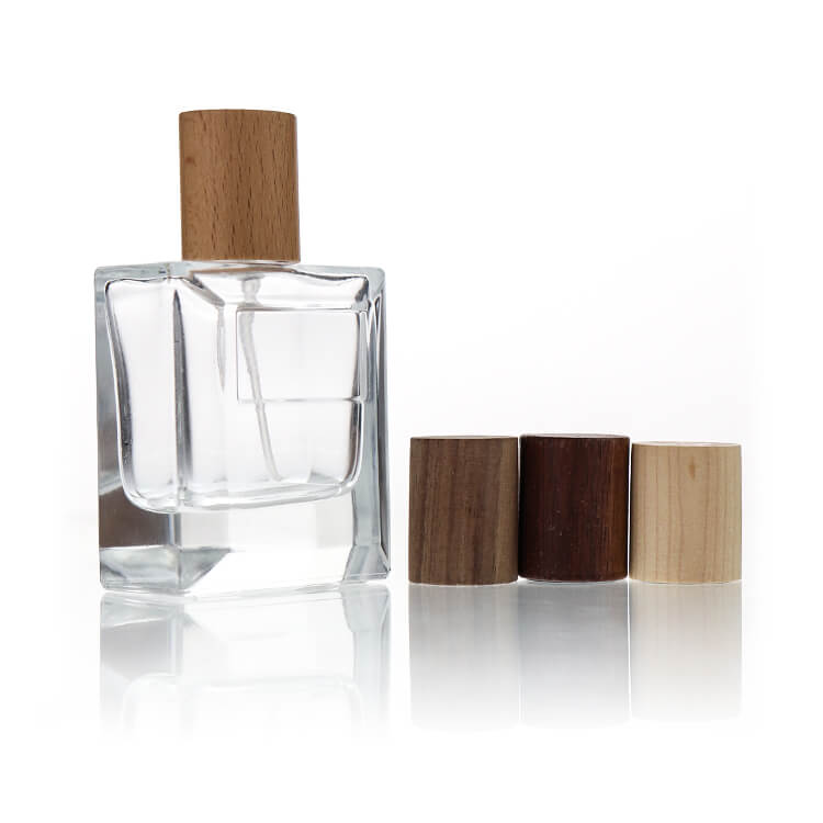 clear empty perfume bottle
